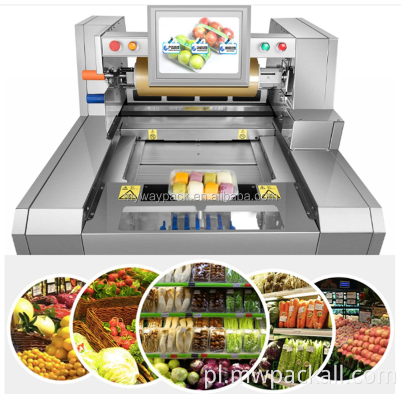 Taca Uszczelnianie mapy folii Maszyna opakowań/ automatyczna plastikowa folia folia pokarmowa maszyna do przylgnięcia